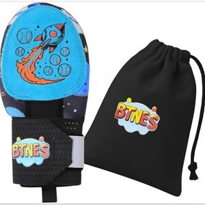Youth and adult Rocket Mittens with Bag - Blue and Black hand protection